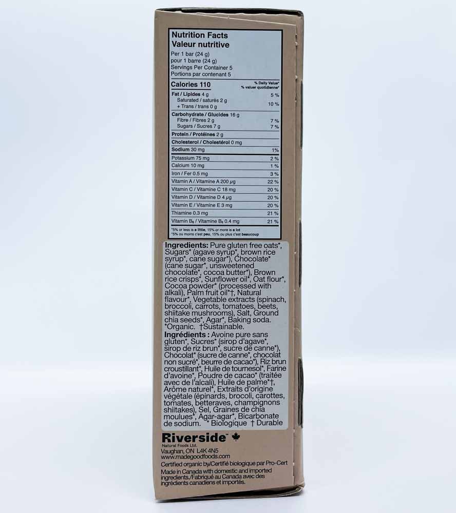 Made Good Chocolate Drizzled Granola Bars - Cookie Crumble (5x24g) - Lifestyle Markets